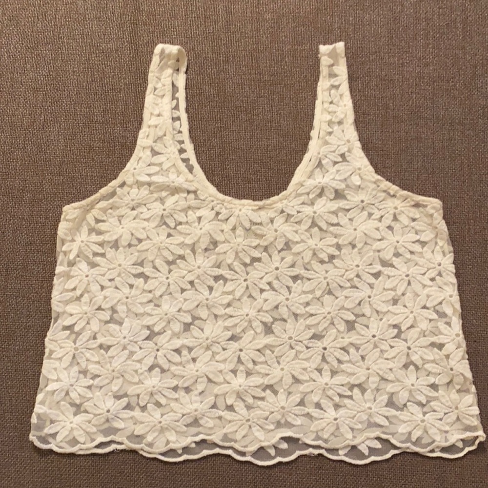 Free People Cropped Daisy Tank